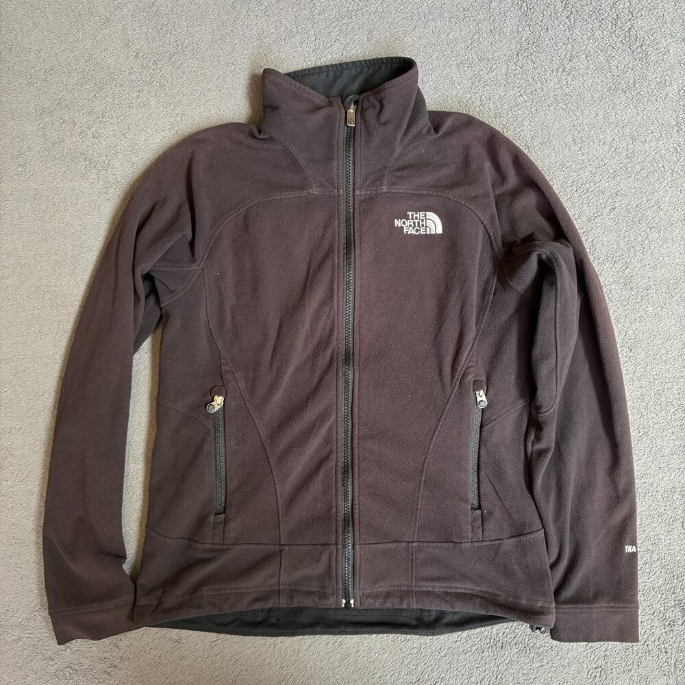 The North Face WindWall Black Fleece Stand Collar Full Zip Jacket Womens Size S